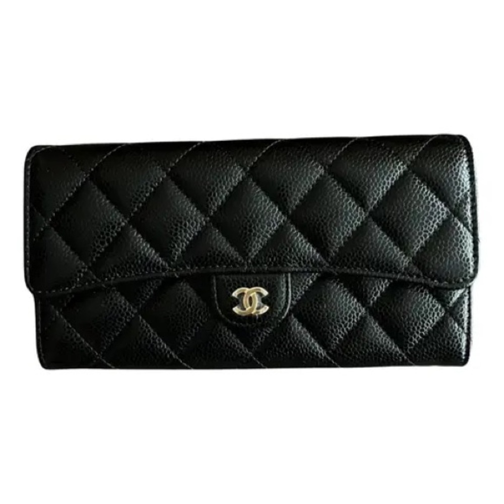 CHANEL - Classic Caviar Flap long Wallet NEW🔥wallet on chain crossbody bag⭐️ - Picture 5 of 12